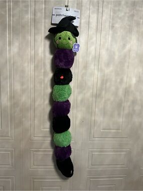 Brand New Halloween Patchwork Long Caterpillar Witch 38” With Squeakers